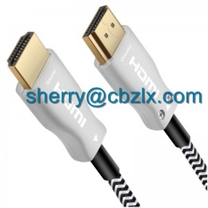10 m 15 m 20 m 30 m 50 m 100 m 150 m 200 m HDCP 4K 3D HDR Aktywny światłowodowy kabel HDMI